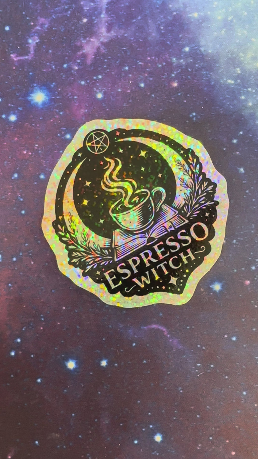 The Holographic Sticker