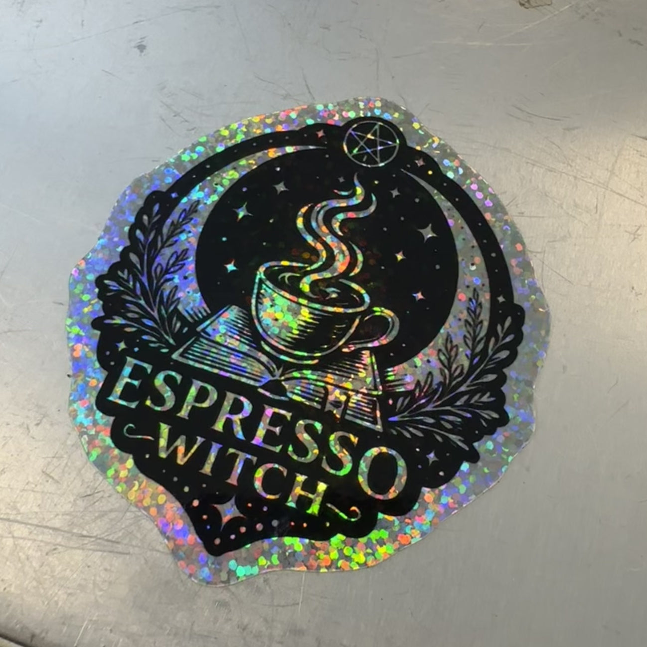 The Holographic Sticker